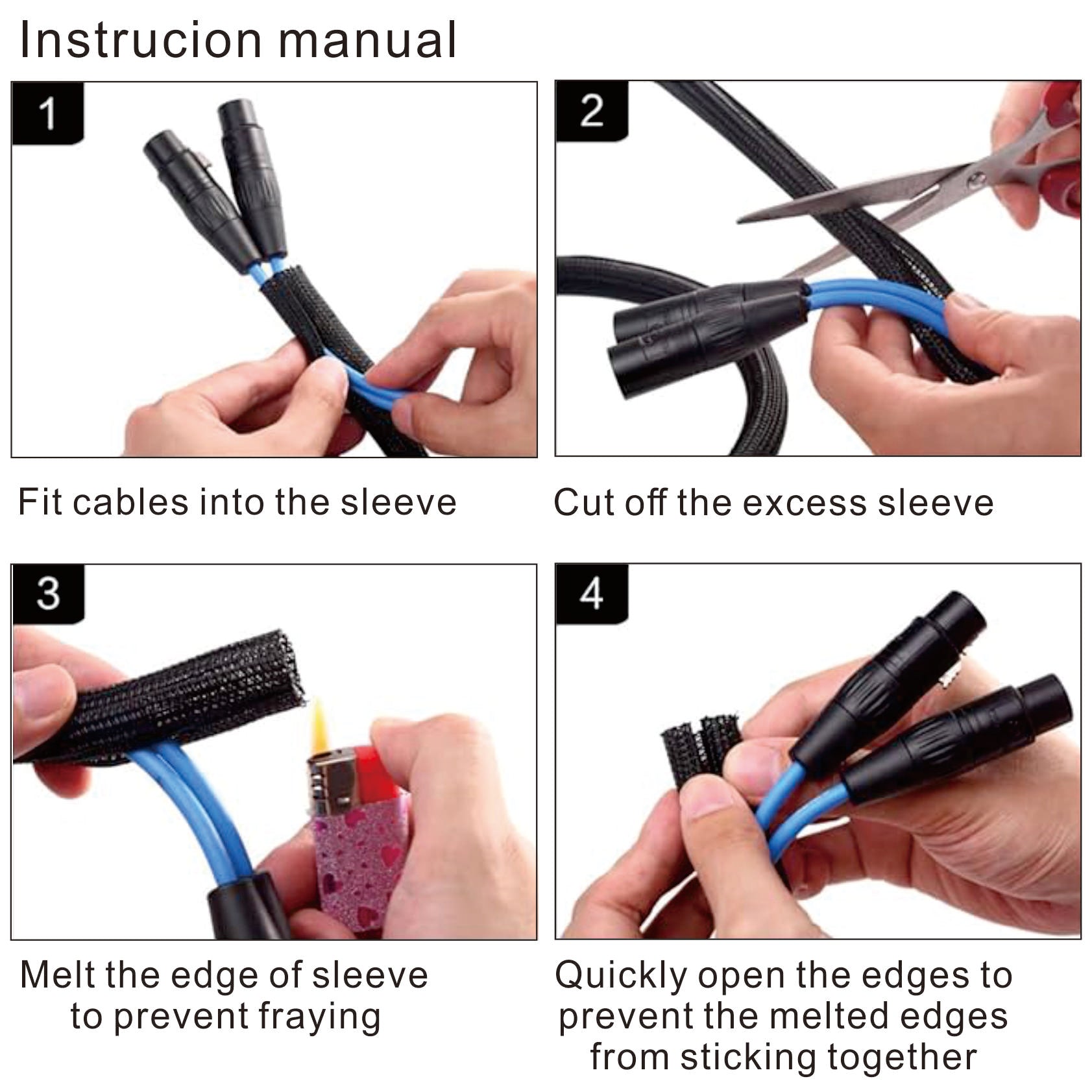 Alex Tech 3-Size Set Split Sleeving