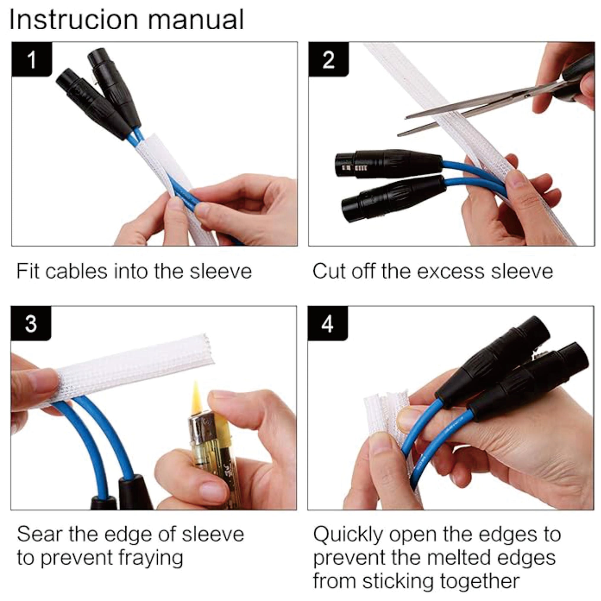 Alex Tech 3-Size Set Split Sleeving