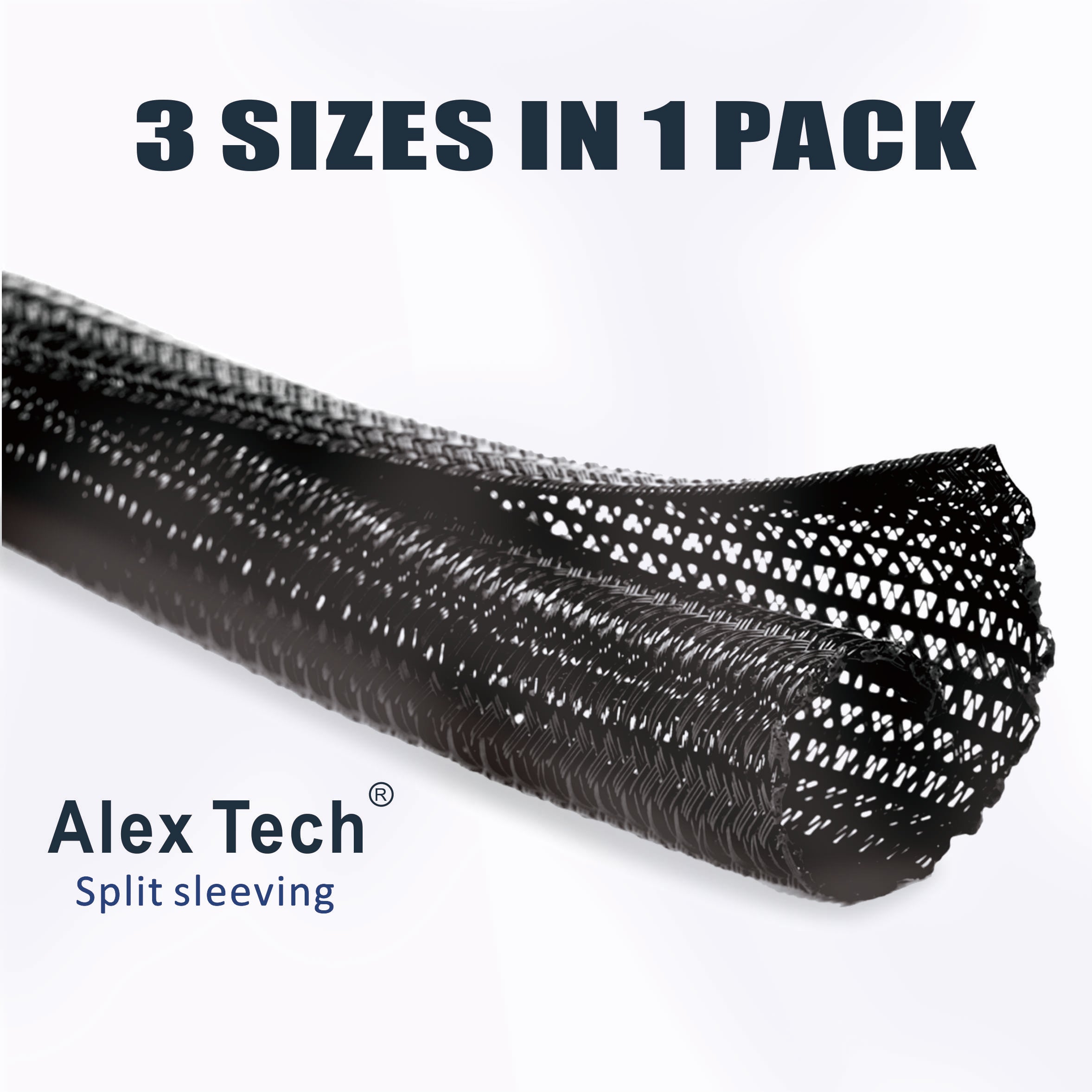 Alex Tech 3 Sizes Included Split Sleeving